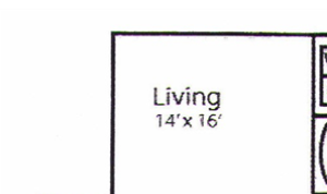 Two Bedroom One Bath